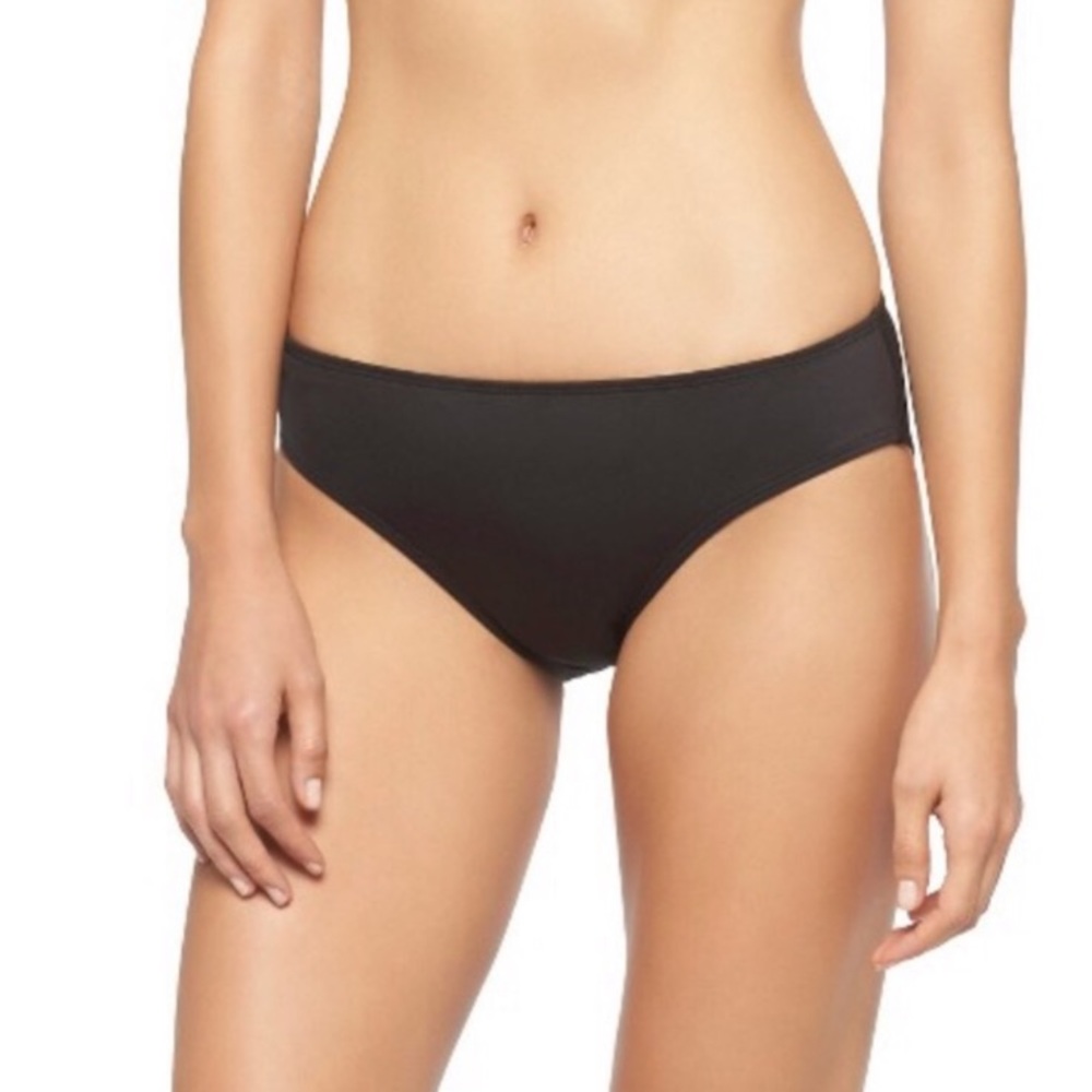 🆕 Target Merona Black Hipster Swim Bikini Bottoms